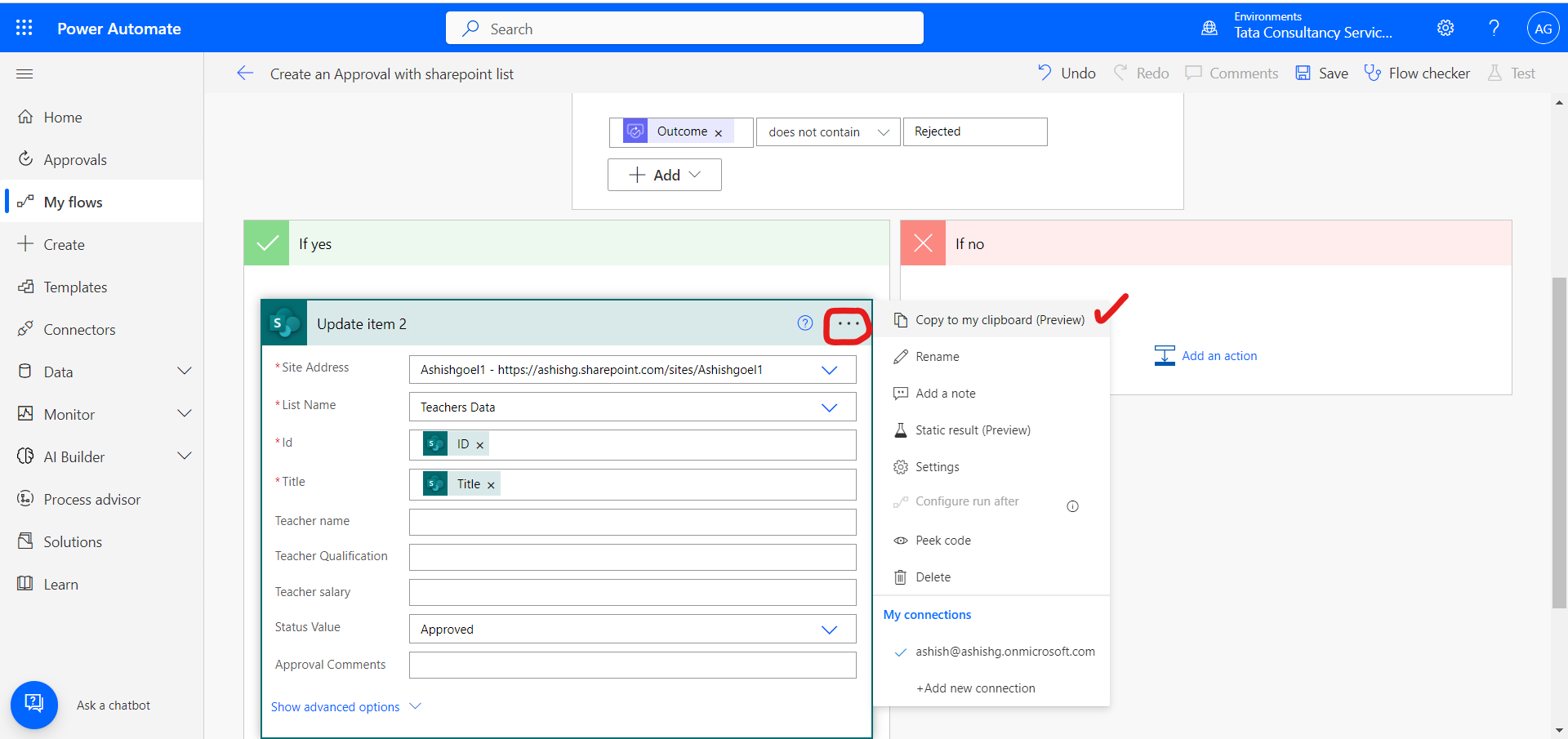 Create an Approval Flow with SharePoint list Create an Approval Flow with SharePoint list