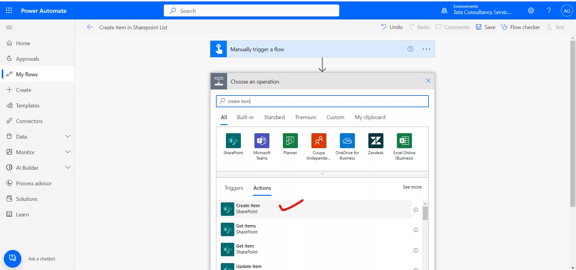 Create item in Sharepoint list using Power Automate Create item in Sharepoint list using Power Automate