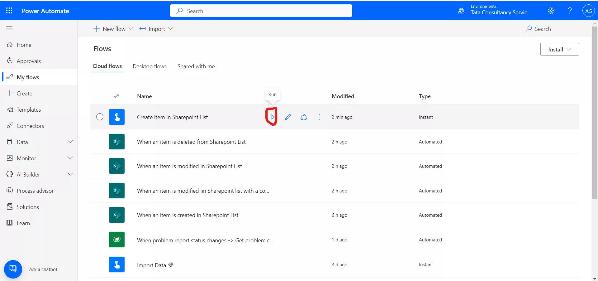 Create item in Sharepoint list using Power Automate Create item in Sharepoint list using Power Automate