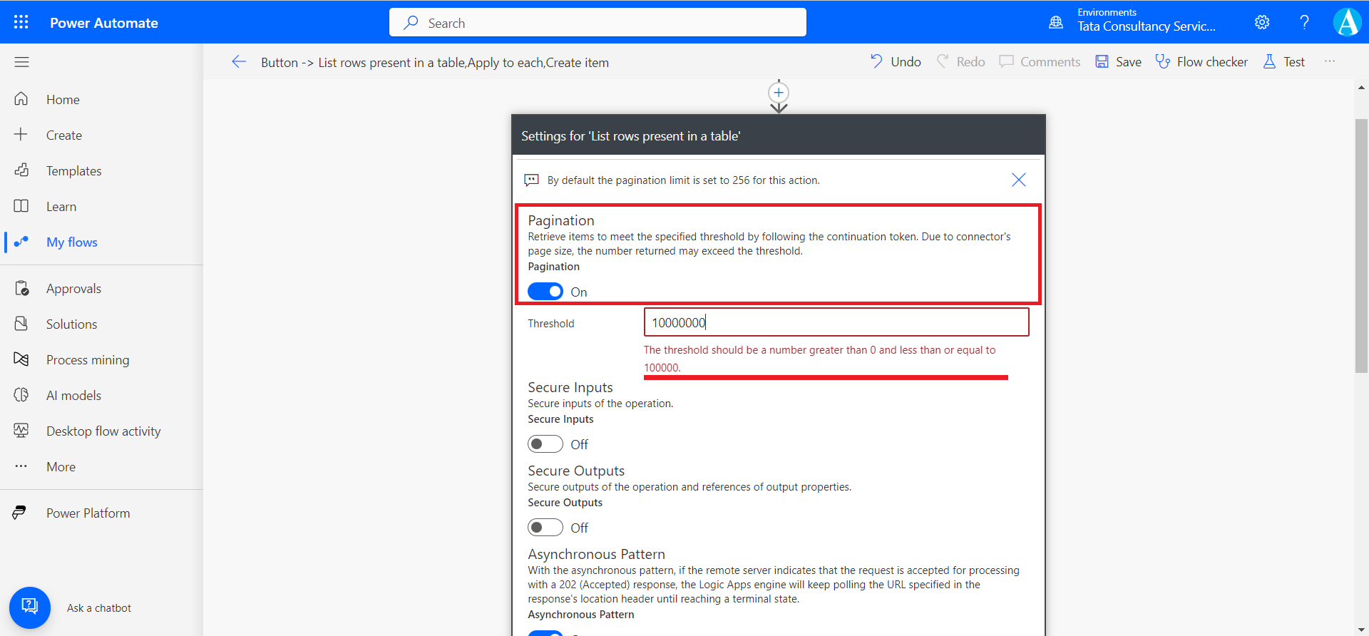 Pagination in Power Automate Pagination in Power Automate