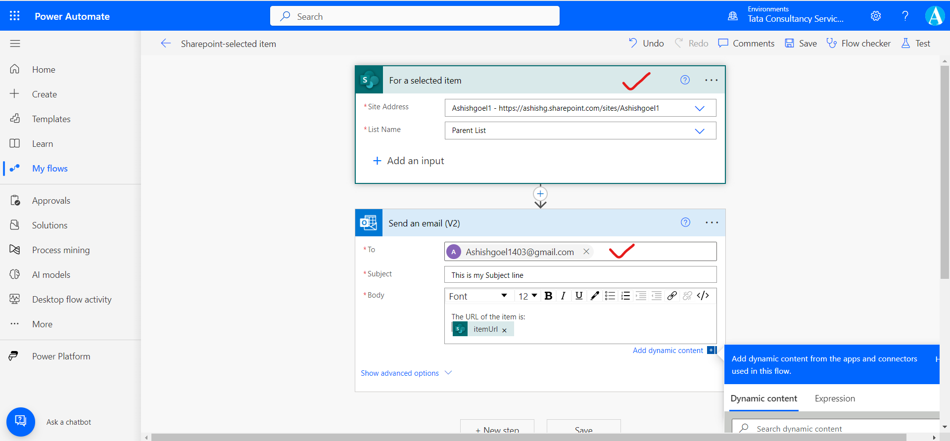 Sharepoint-selected item Trigger Sharepoint-selected item Trigger