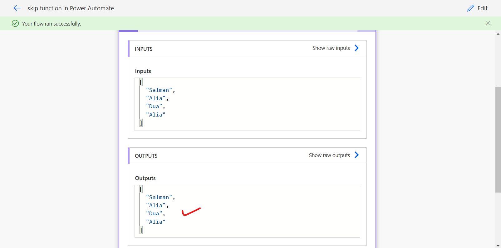skip function in Power Automate skip function in Power Automate