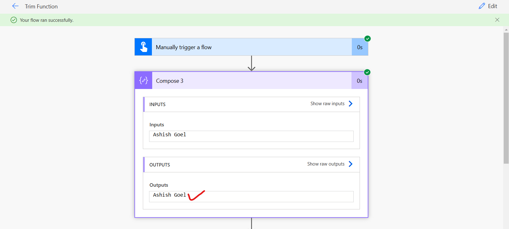 trim function in Power Automate trim function in Power Automate