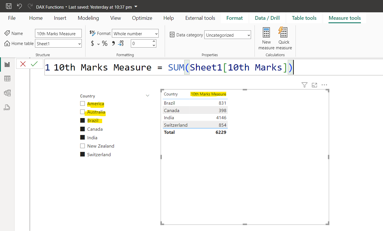 ALLSELECTED dax function in Power BI ALLSELECTED dax function in Power BI