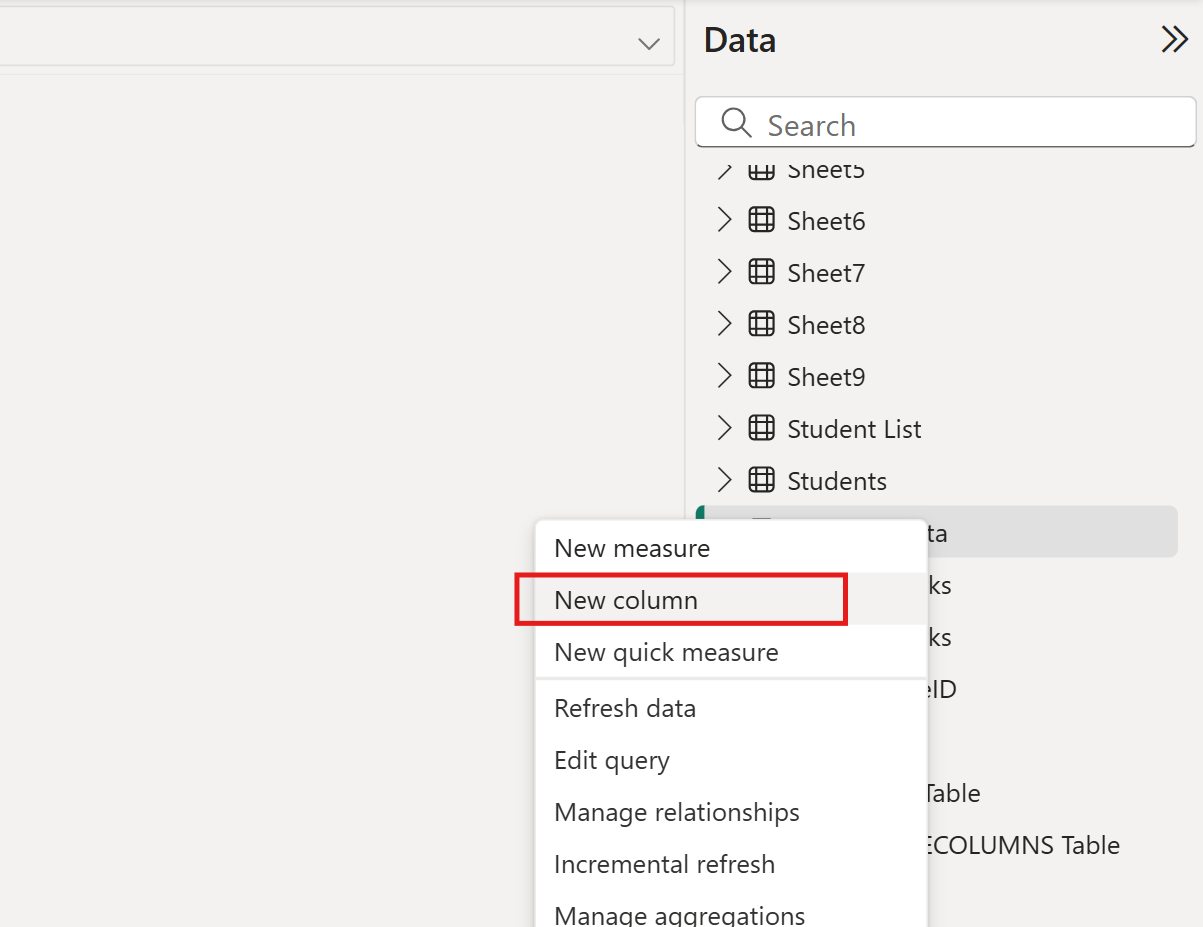 Calculated columns in Power BI
