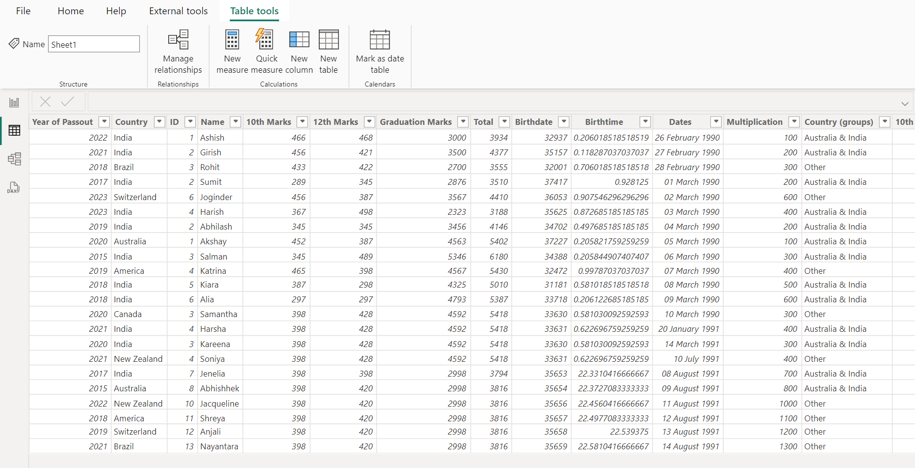 FILTER dax function in Power BI FILTER dax function in Power BI
