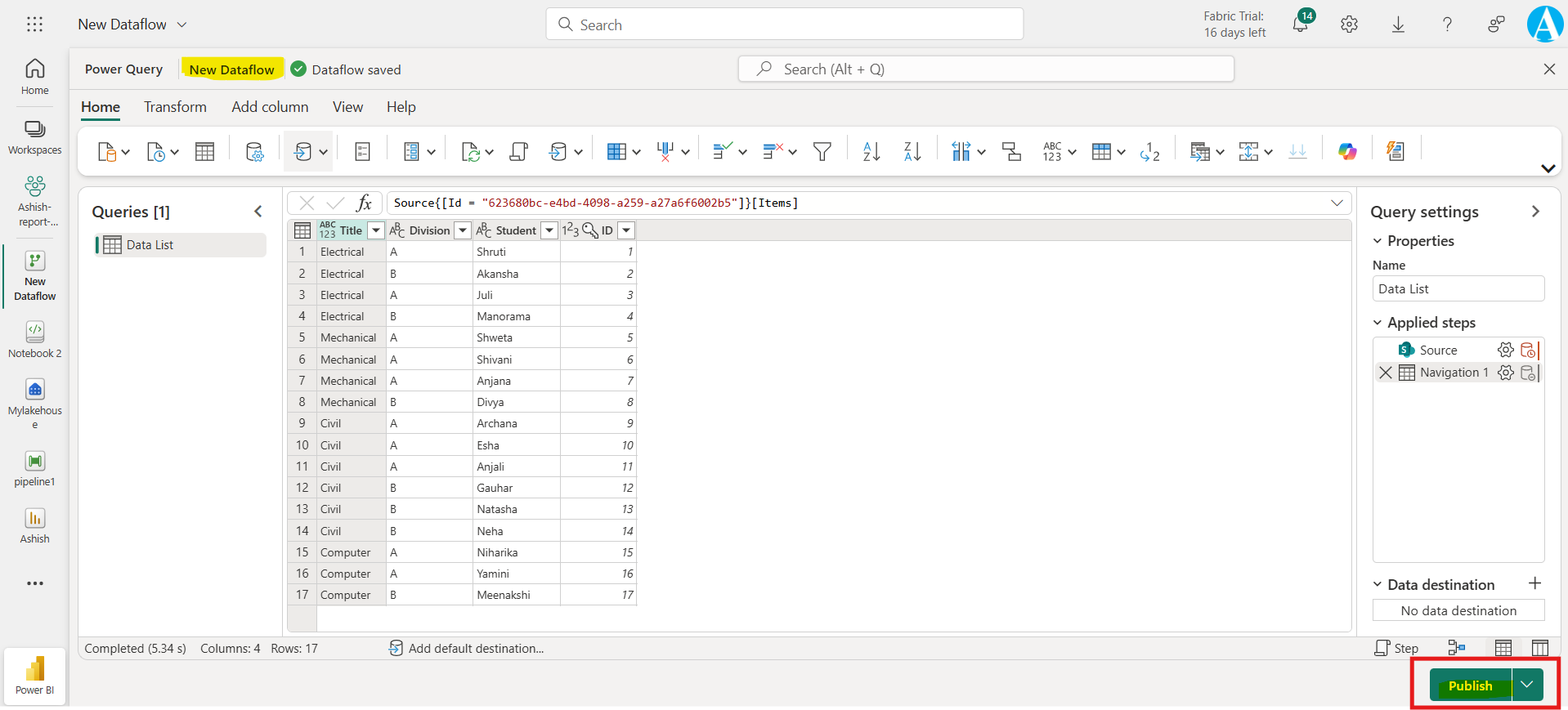 Dataflow in Power BI Service Dataflow in Power BI Service