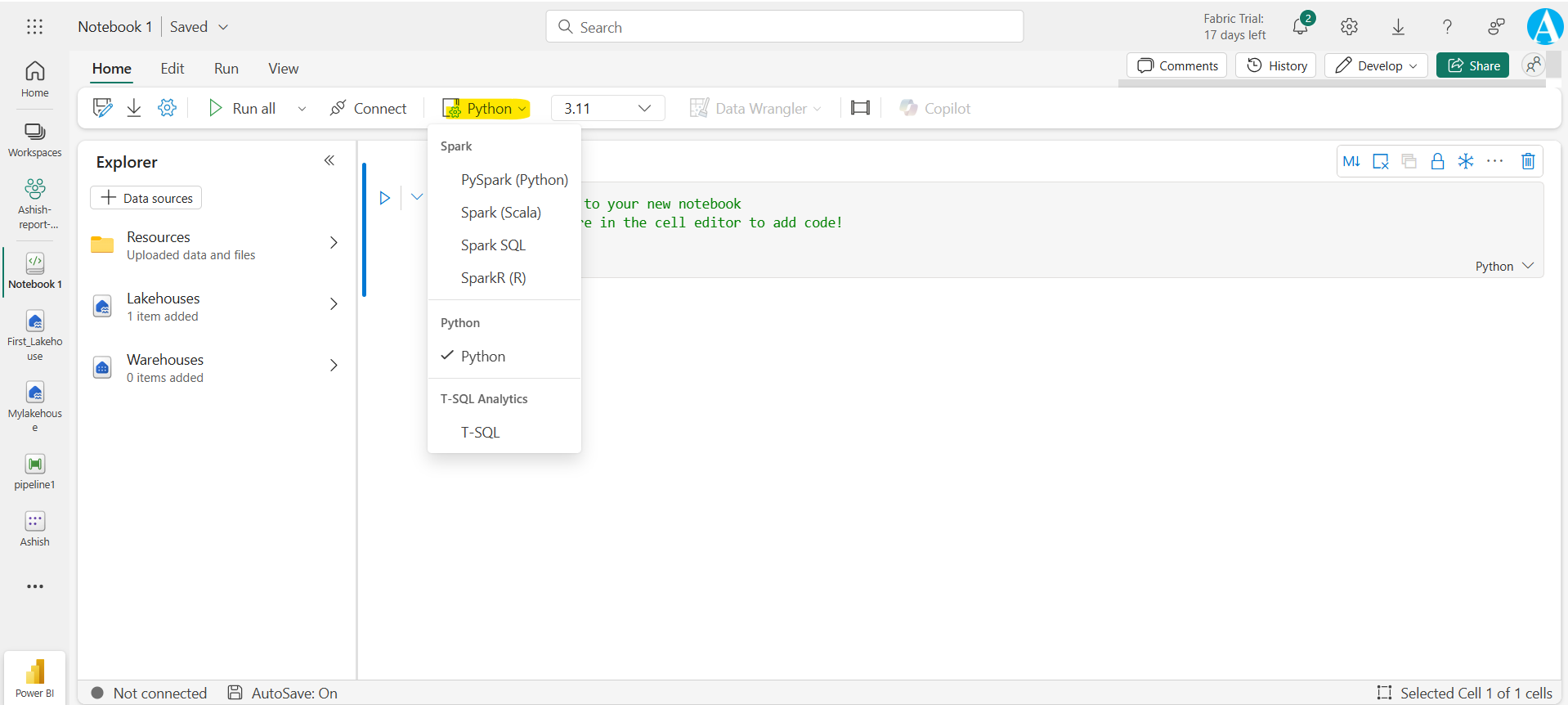 Lakehouse in Microsoft Fabric