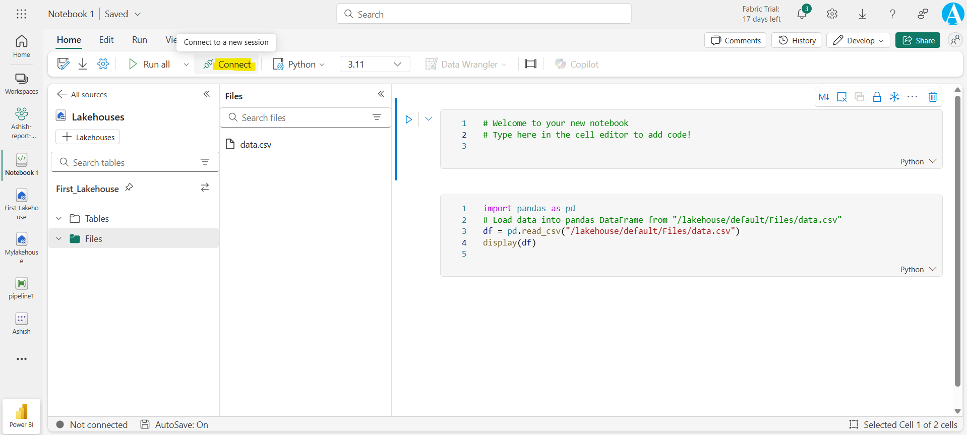 Lakehouse in Microsoft Fabric