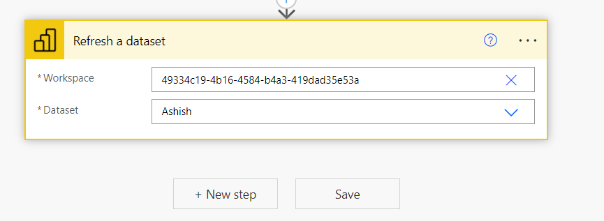 Refresh a Dataset using Power Automate Refresh a Dataset using Power Automate