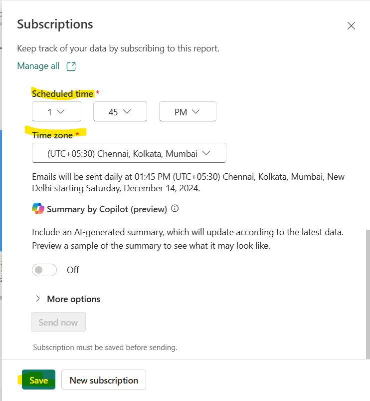 Email subscriptions for reports and dashboards in the Power BI service Email subscriptions for reports and dashboards in the Power BI service