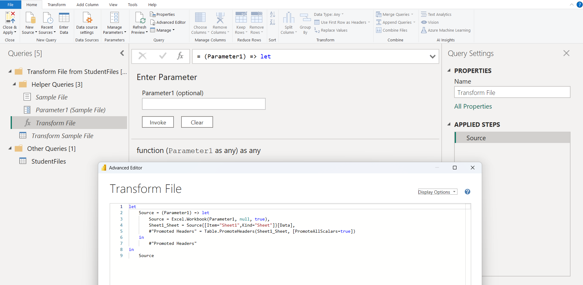 Folder connector in Power BI