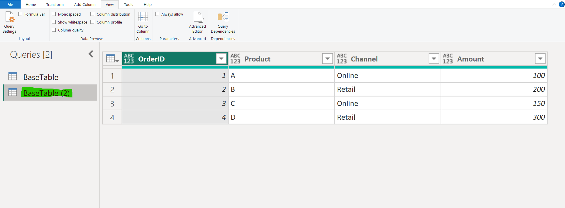 Reference a table in Power Query Editor Reference a table in Power Query Editor