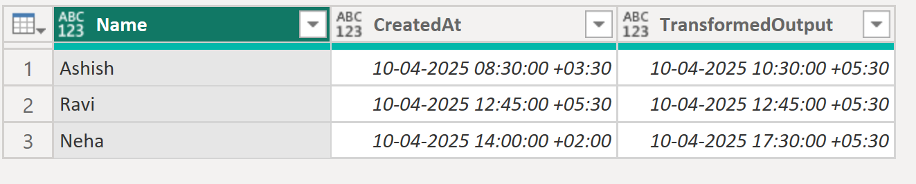 DateTimeZone.ToLocal function in Power Query DateTimeZone.ToLocal function in Power Query