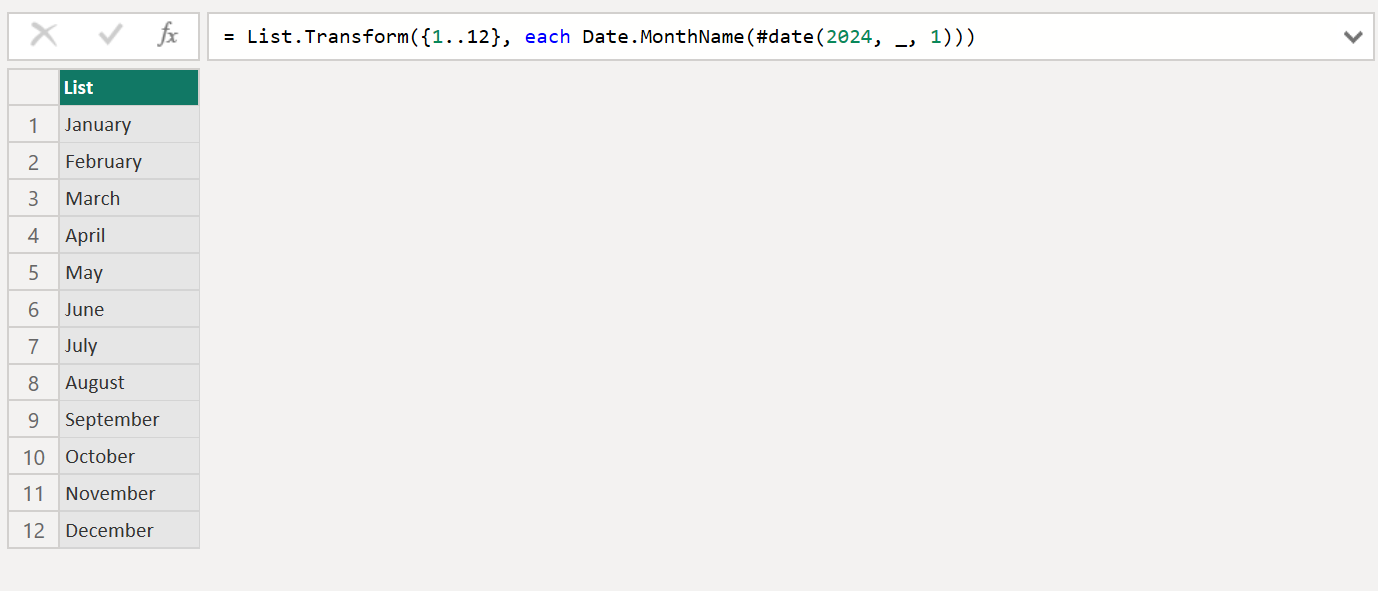 List.Transform function in Power Query List.Transform function in Power Query