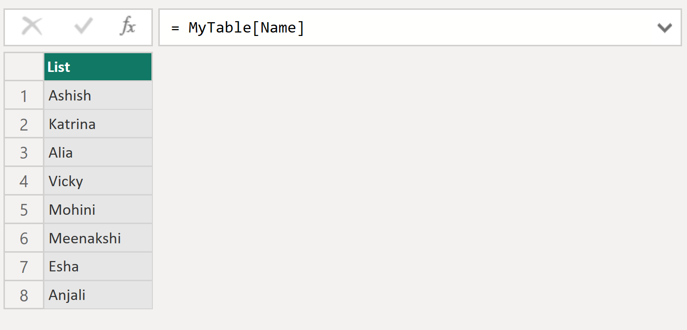 Lists in Power Query Lists in Power Query
