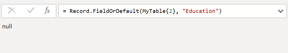 Record.FieldOrDefault function in Power Query Record.FieldOrDefault function in Power Query