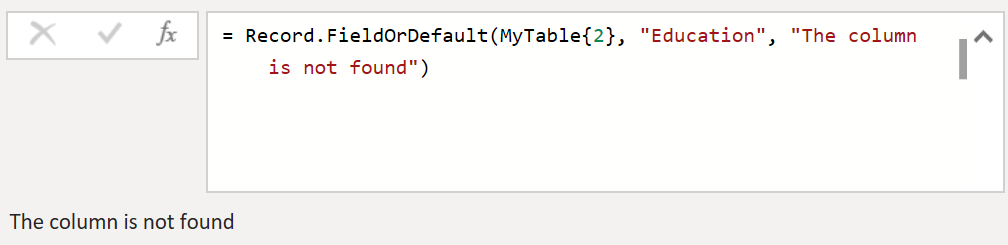 Record.FieldOrDefault function in Power Query Record.FieldOrDefault function in Power Query