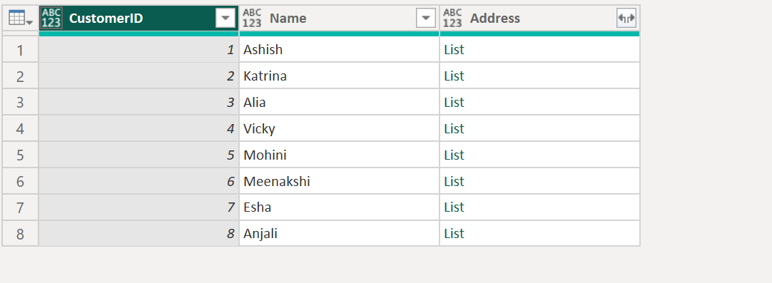 Table.ExpandListColumn function in Power Query