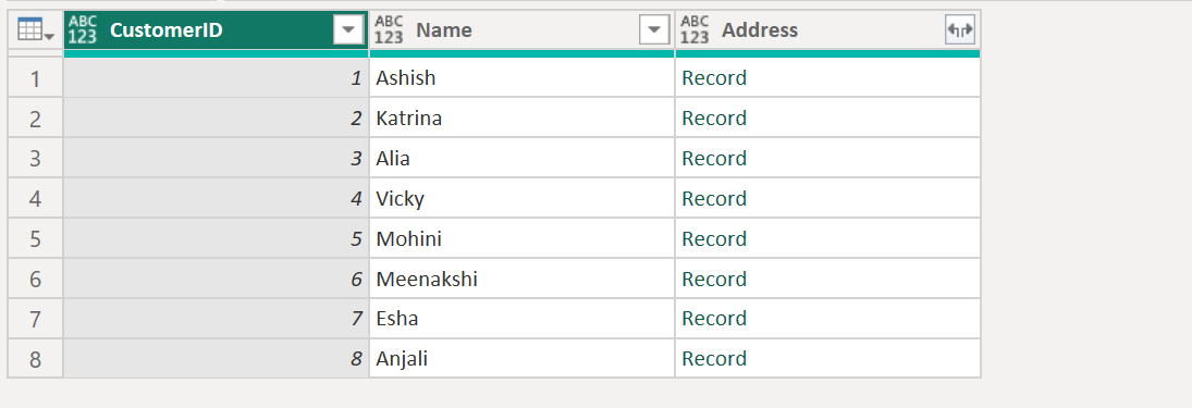 Table.ExpandRecordColumn function in Power Query Table.ExpandRecordColumn function in Power Query