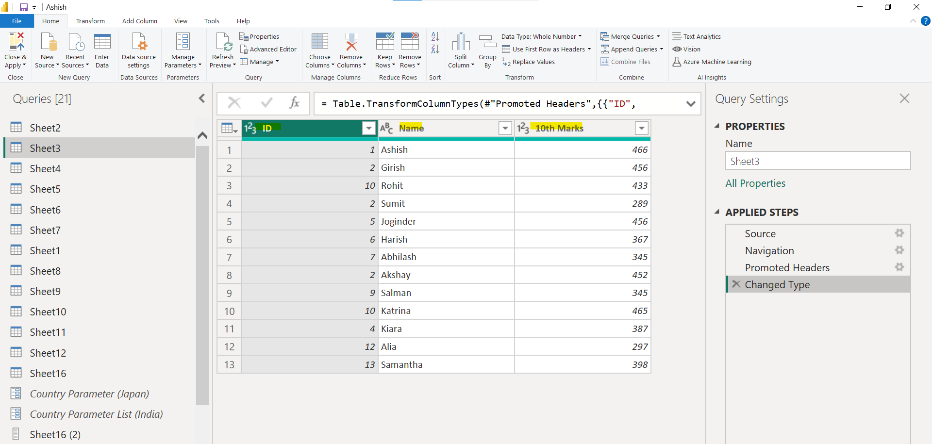 Table.PrefixColumns function in Power Query Table.PrefixColumns function in Power Query