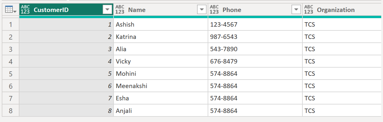 Table.RenameColumns function in Power Query