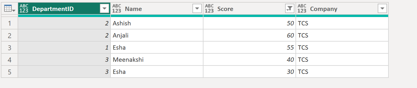 Table.SelectRows function in Power Query