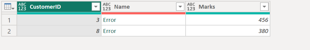 Table.SelectRowsWithErrors function in Power Query Table.SelectRowsWithErrors function in Power Query