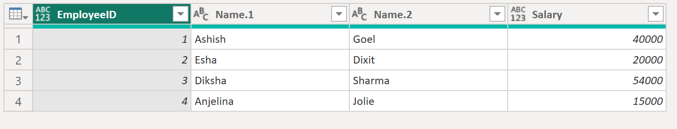 Table.SplitColumn function in Power Query Table.SplitColumn function in Power Query