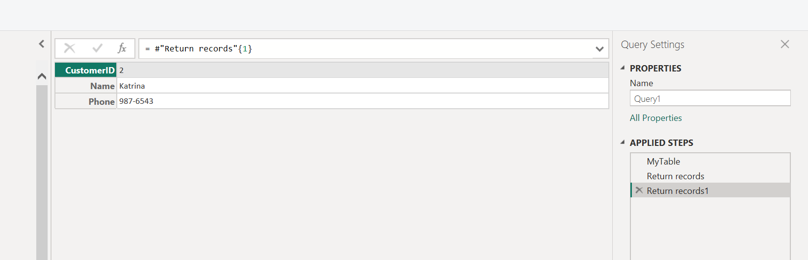 Table.ToRecords function in Power Query Table.ToRecords function in Power Query