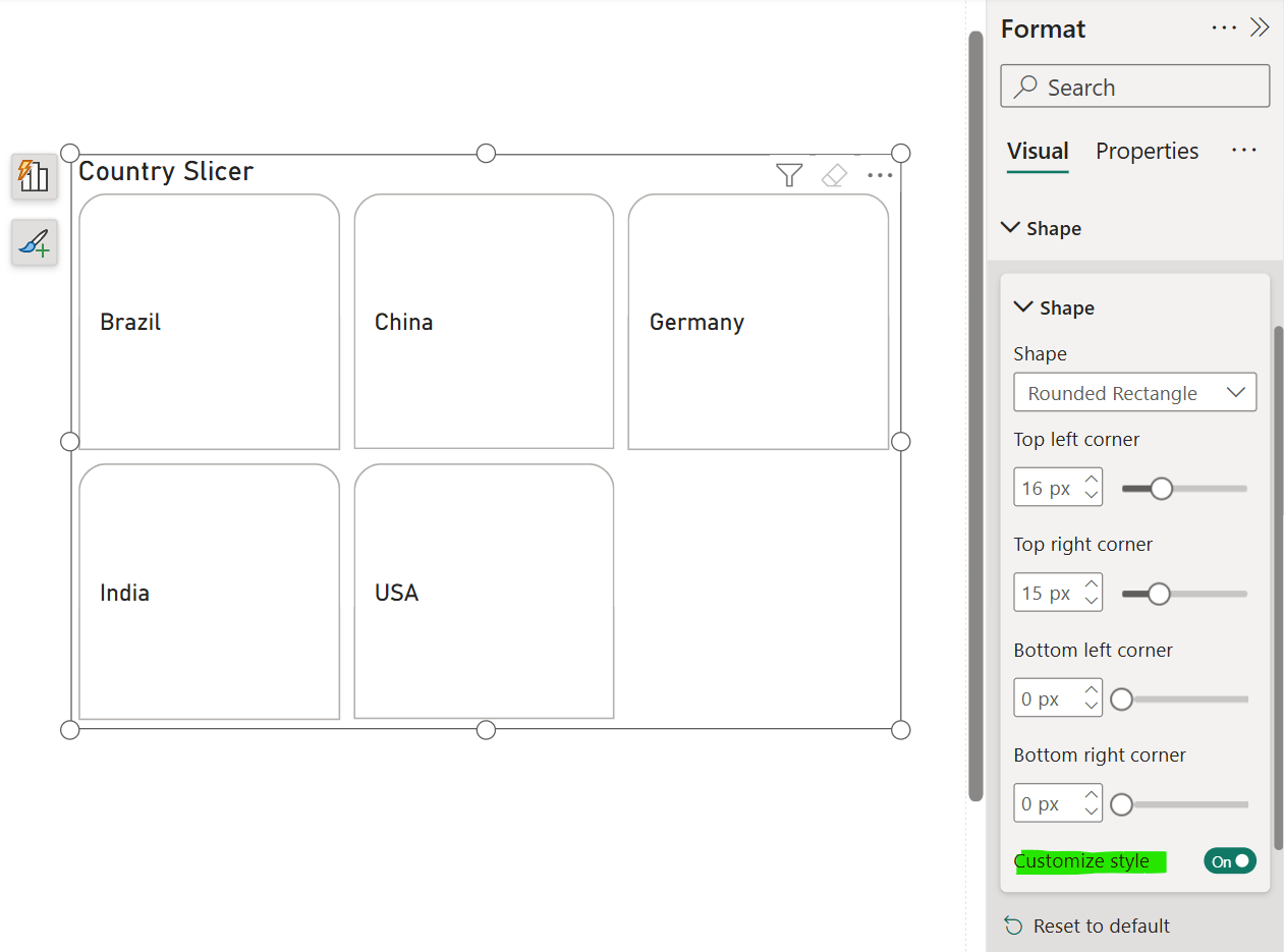 Button Slicer in Power BI