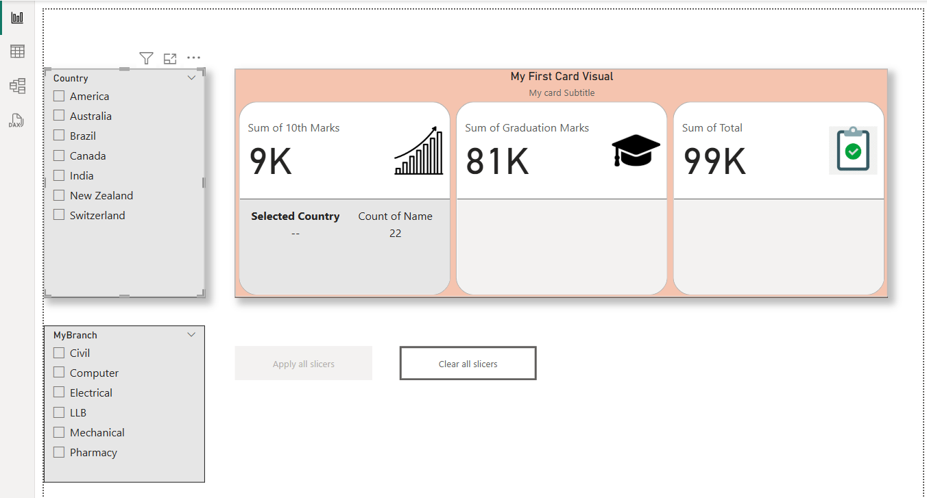 Apply all Slicer & Clear all slicer button in the Power BI