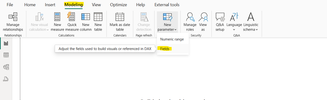 Field Parameters in Power BI