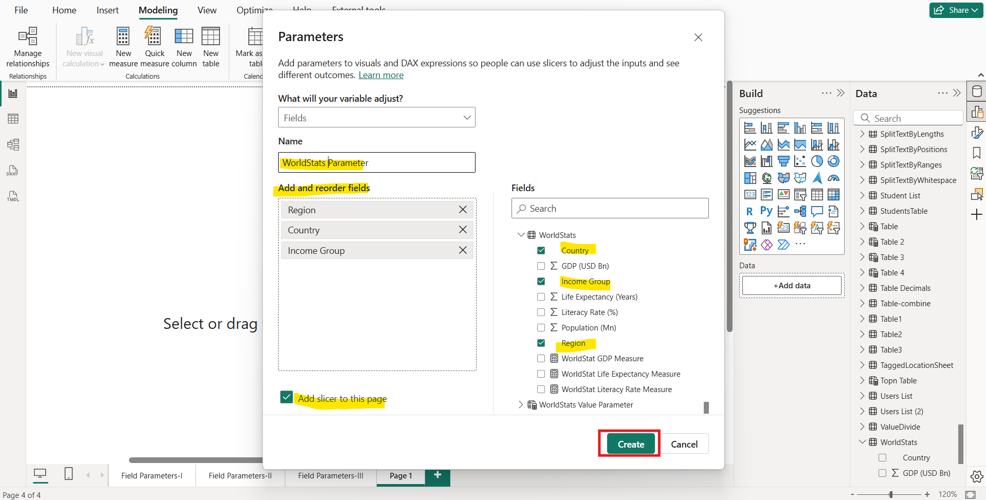 Field Parameters in Power BI