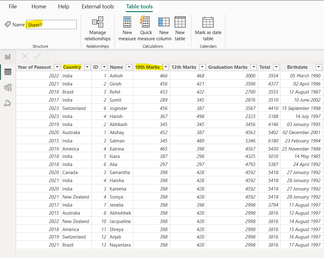 Grouping and Binning in Power BI