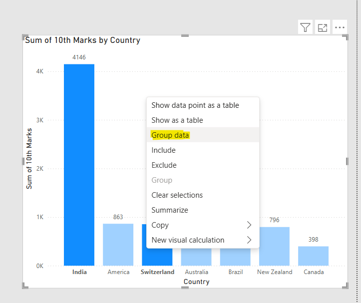 Grouping and Binning in Power BI