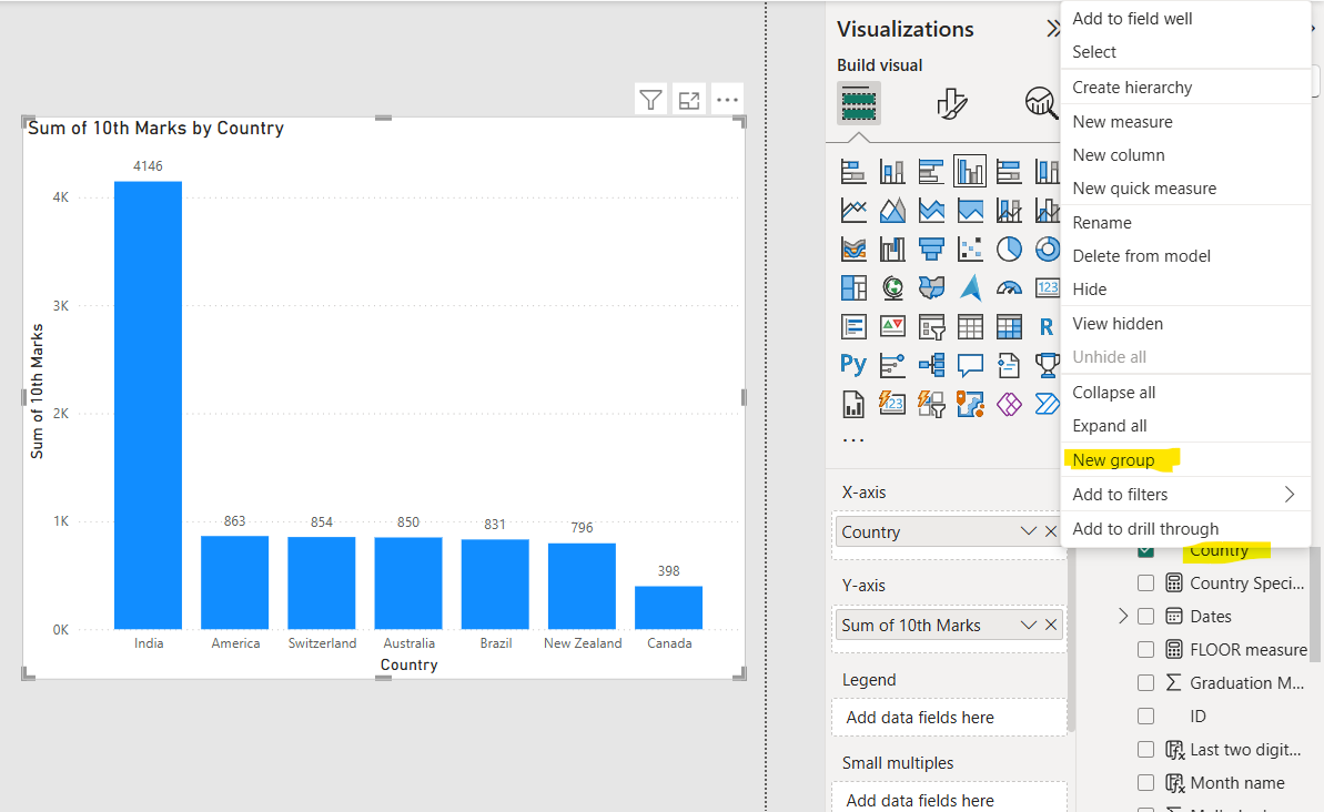 Grouping and Binning in Power BI