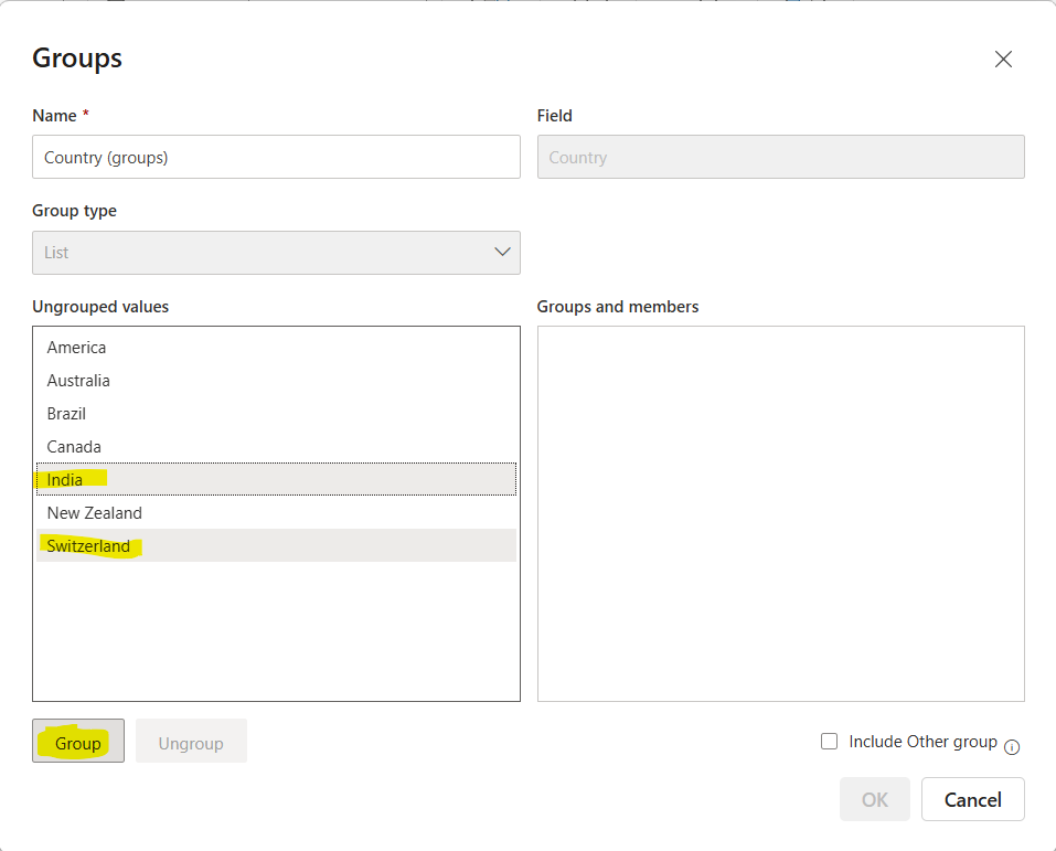 Grouping and Binning in Power BI