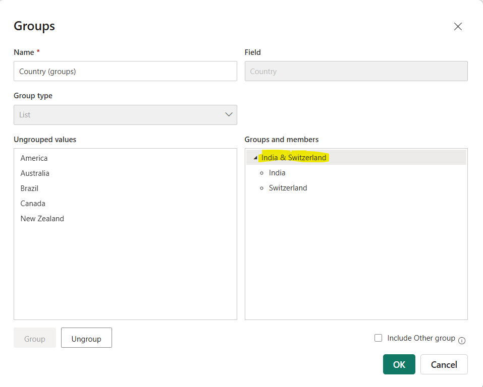 Grouping and Binning in Power BI
