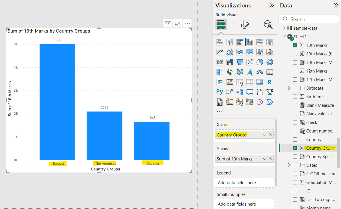 Grouping and Binning in Power BI
