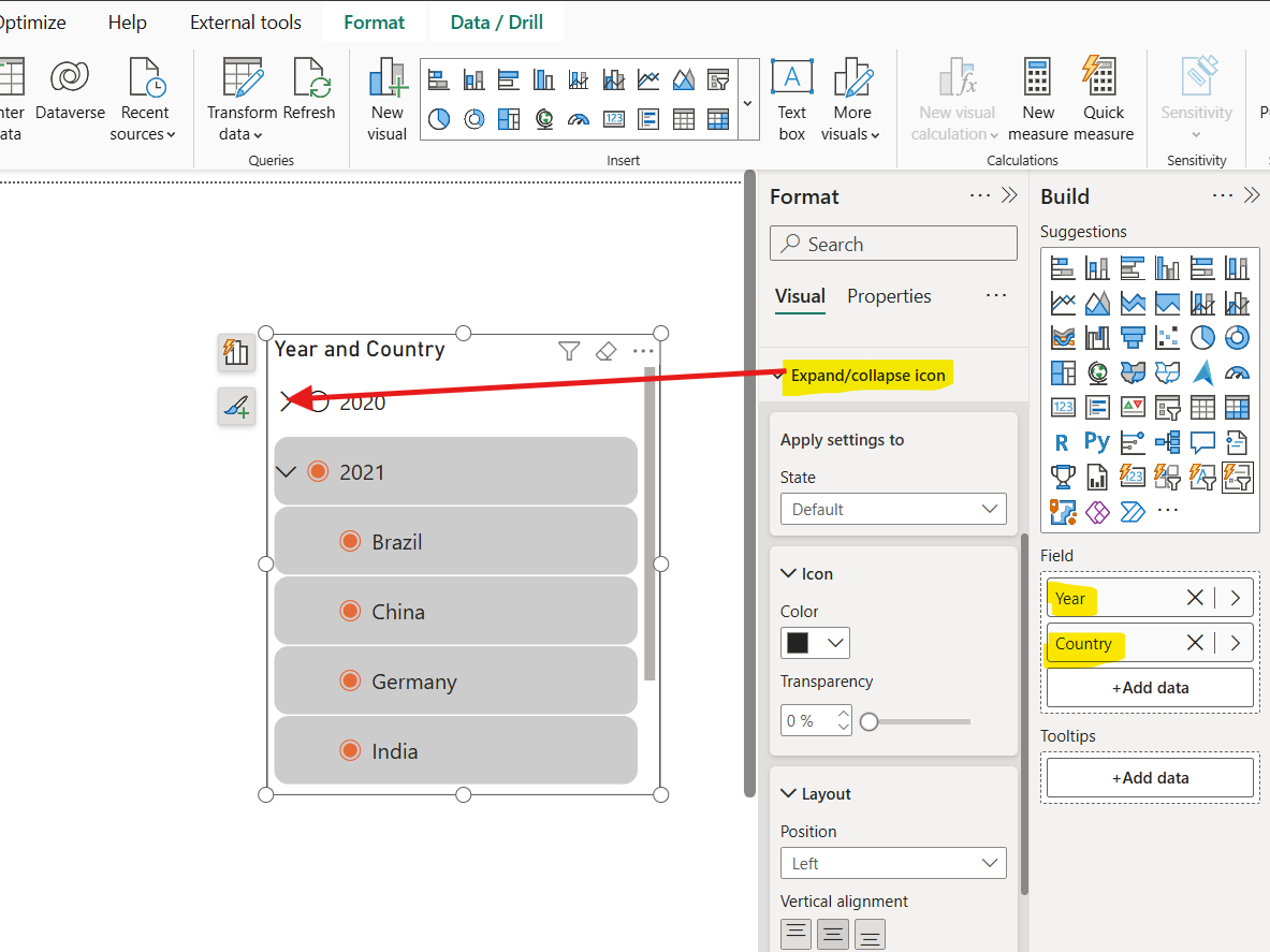 List Slicer in Power BI