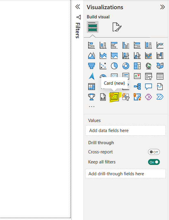 New Card visualization in Power BI