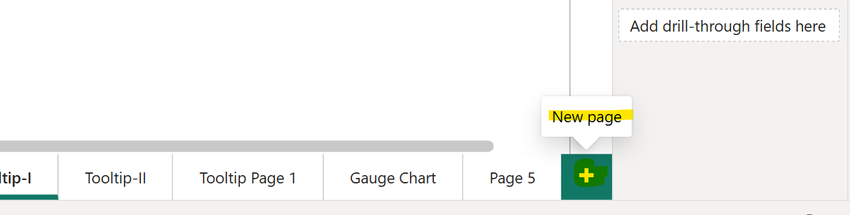 Report Page in Power BI Report Page in Power BI