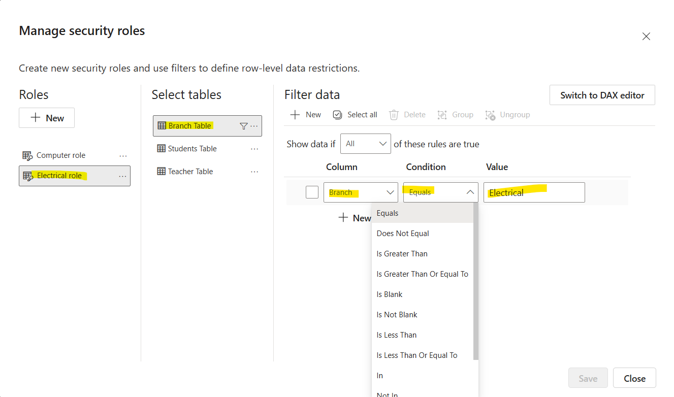 Row-Level Security in Power BI