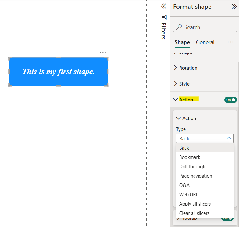 Shapes in Power BI Desktop