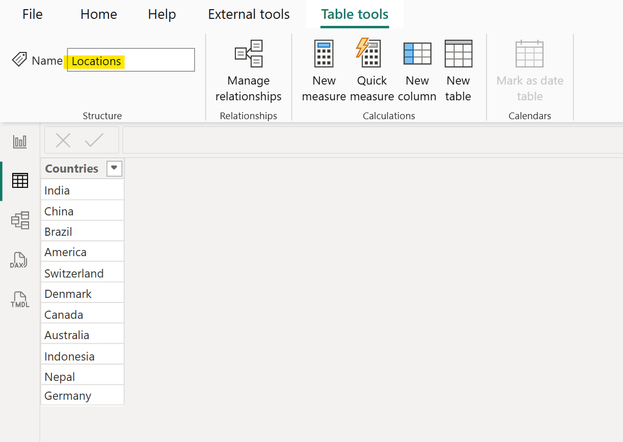 Using a Slicer to Filter Concatenated Column