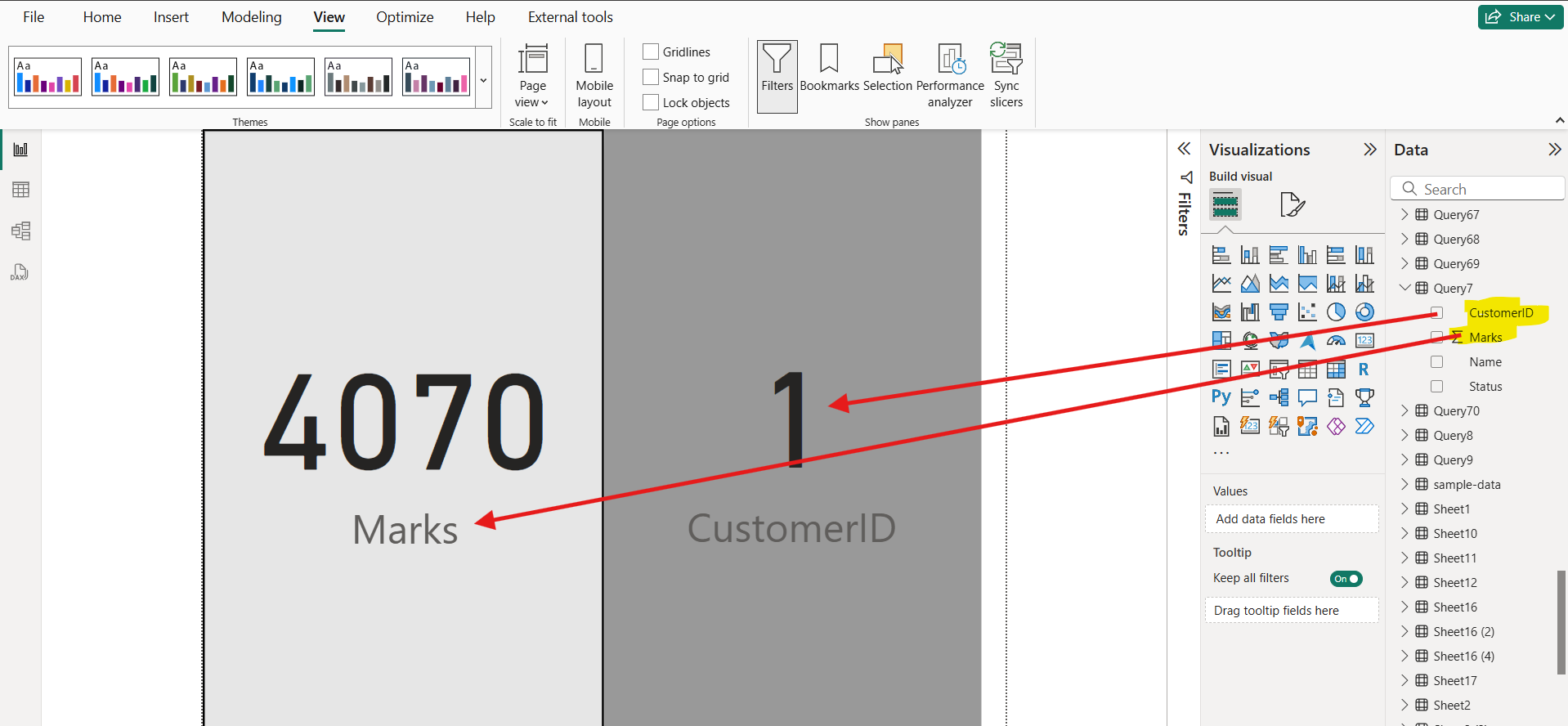 Tooltips in Power BI