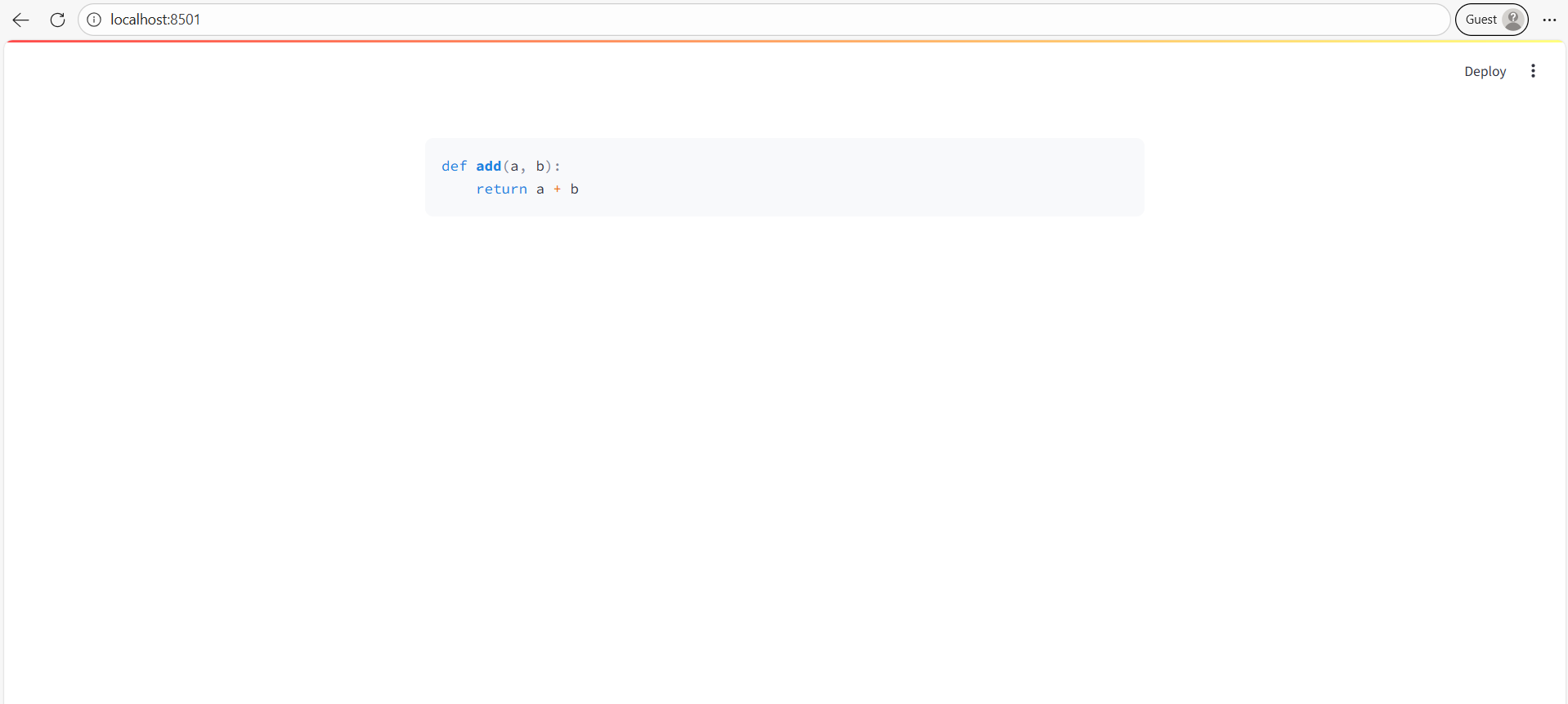 st.code() in Streamlit st.code() in Streamlit
