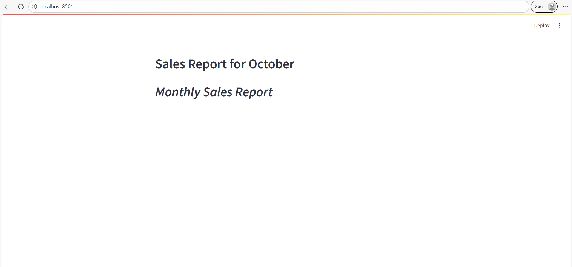 st.header() in Streamlit st.header() in Streamlit